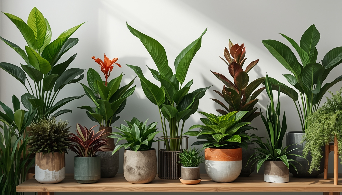 Curated indoor plant collection at Zipharonyx